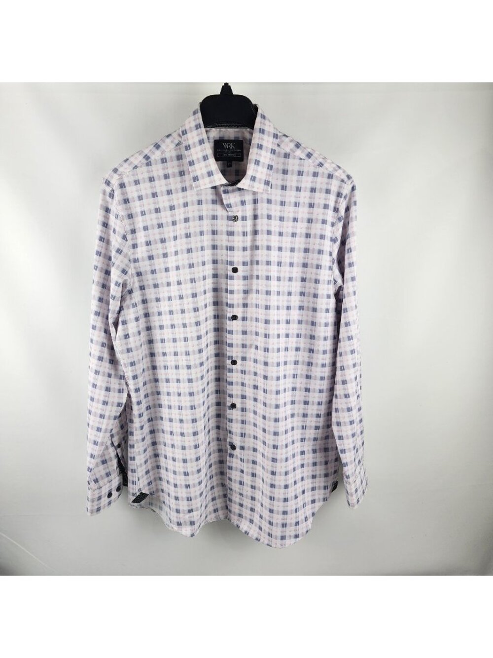 WRK Shirt Mens 17 Multi Geometric 4 Way Stretch L/S Button Up